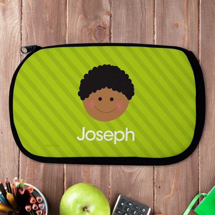 Just Like Me Boy Green Pencil Case