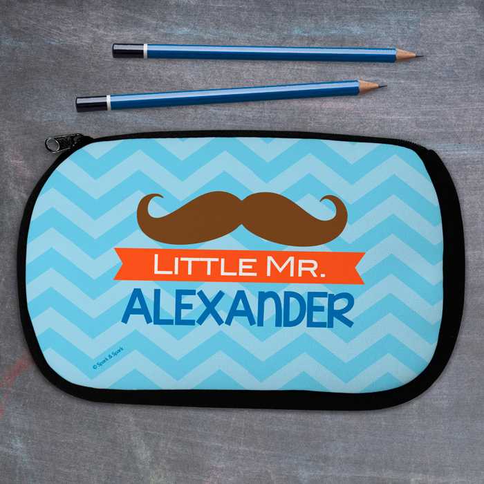 Little Mr. Mustache Pencil Case