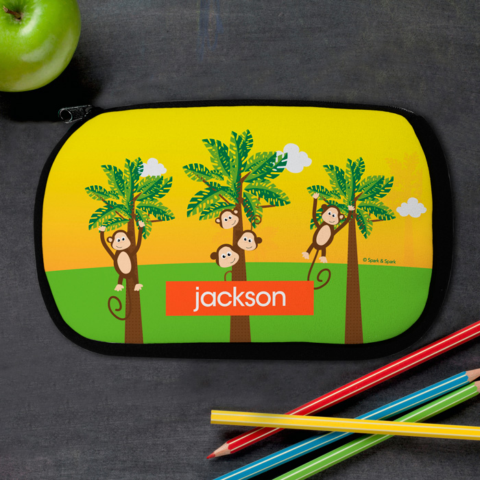 Monkeys in the Jungle Pencil Case