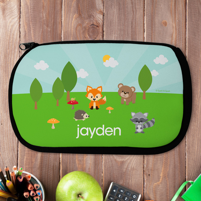 Cute Animals in the Forest Pencil Case