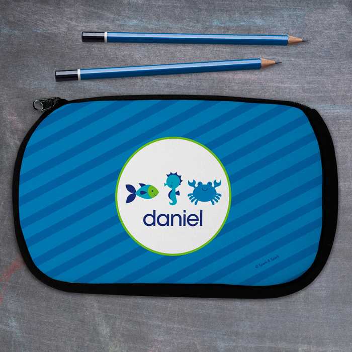 Cute Undersea Creatures Pencil Case