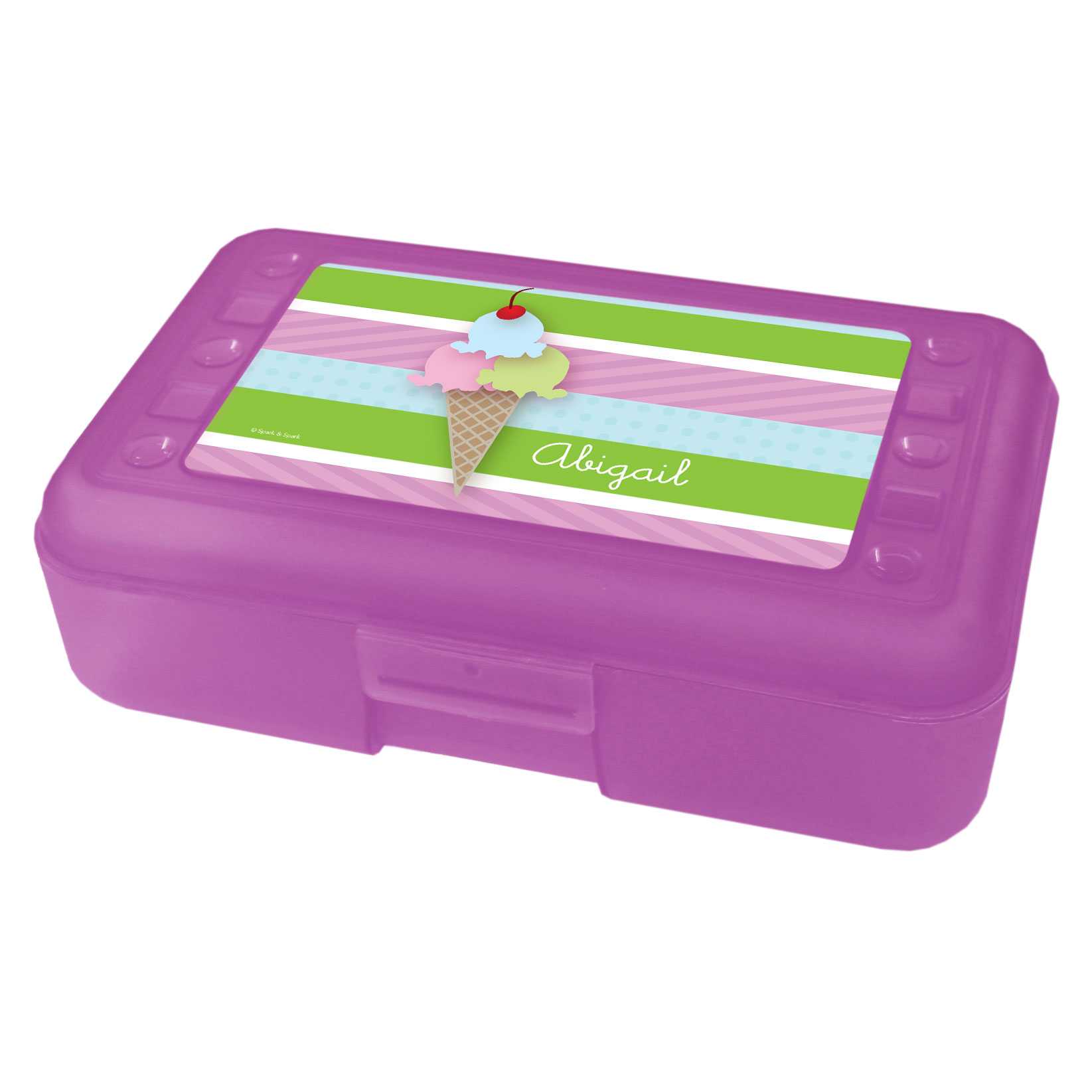 Yummy Ice Cream Personalized Pencil Box