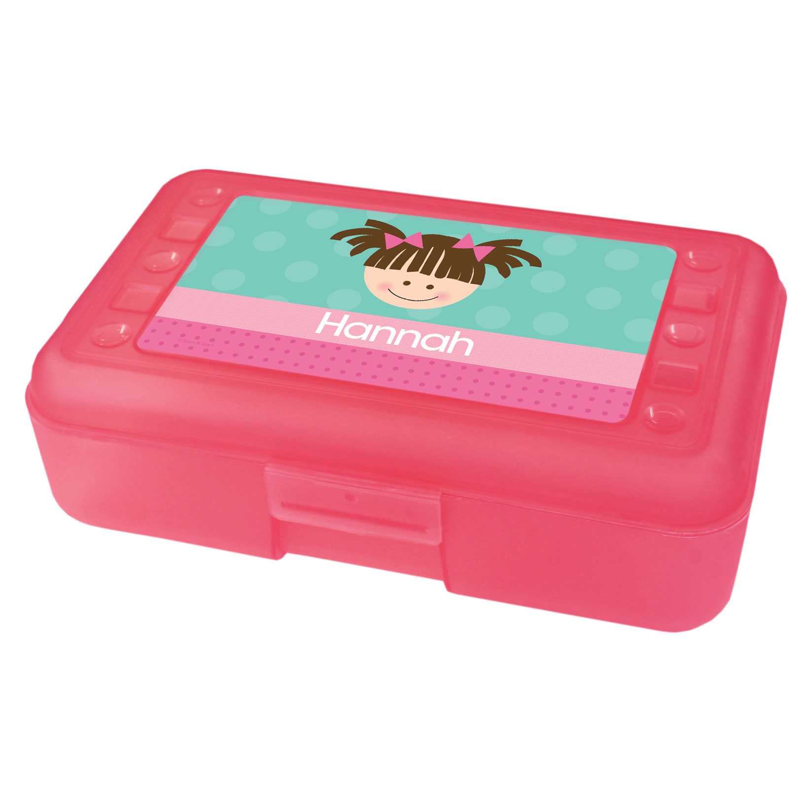 Just Like Me Girl Aqua Kids Pencil Box
