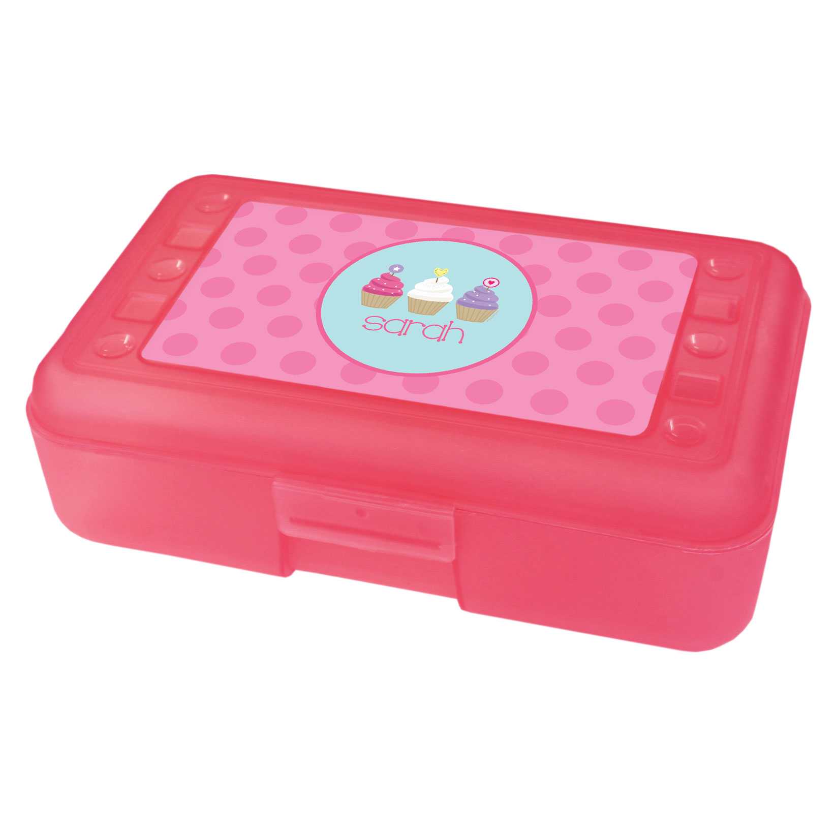 Three Sweet Cupcakes Personalized Pencil Box