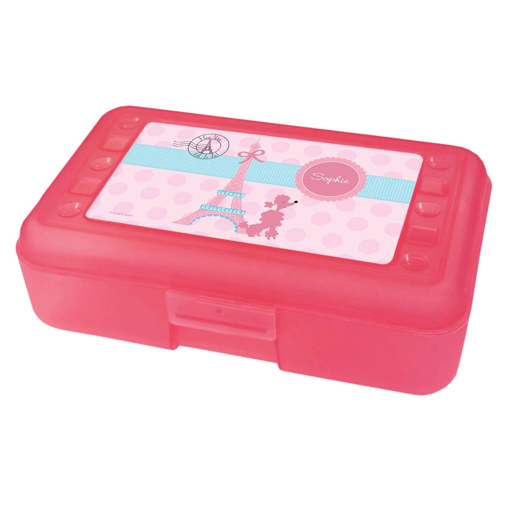 Oh La La Paris Personalized Pencil Box