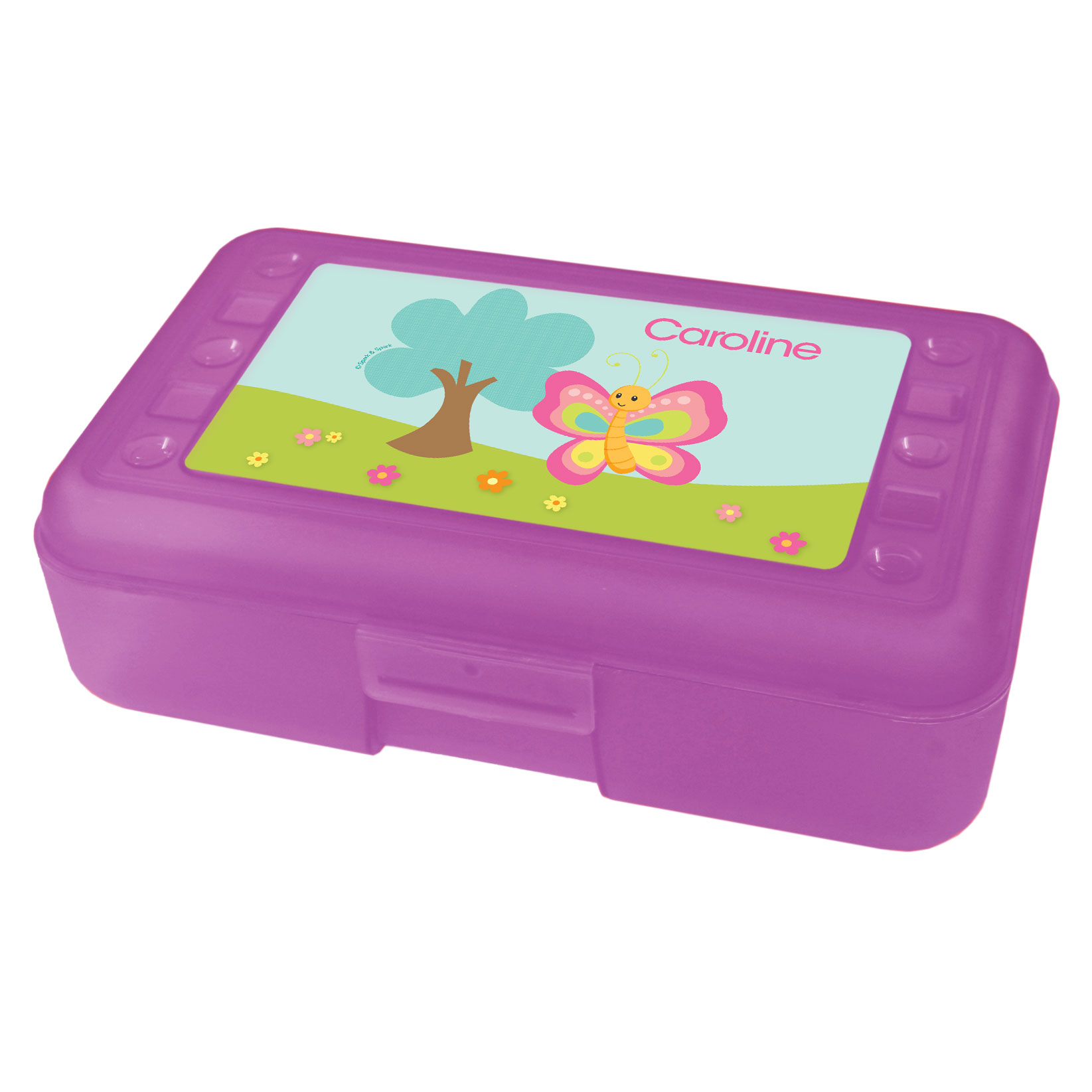 Cute and Sweet Butterfly Personalized Pencil Box