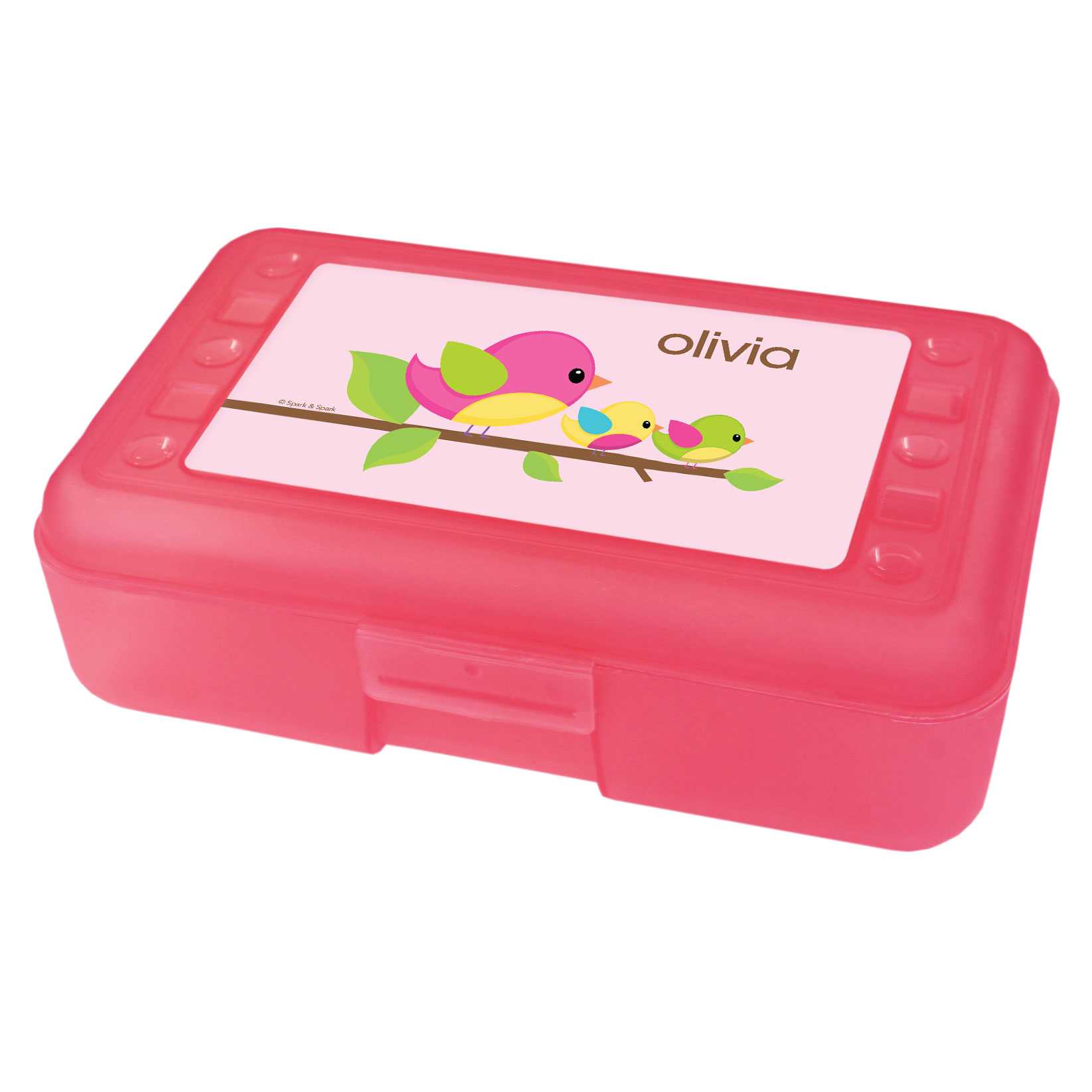 Singing Birds Personalized Pencil Box
