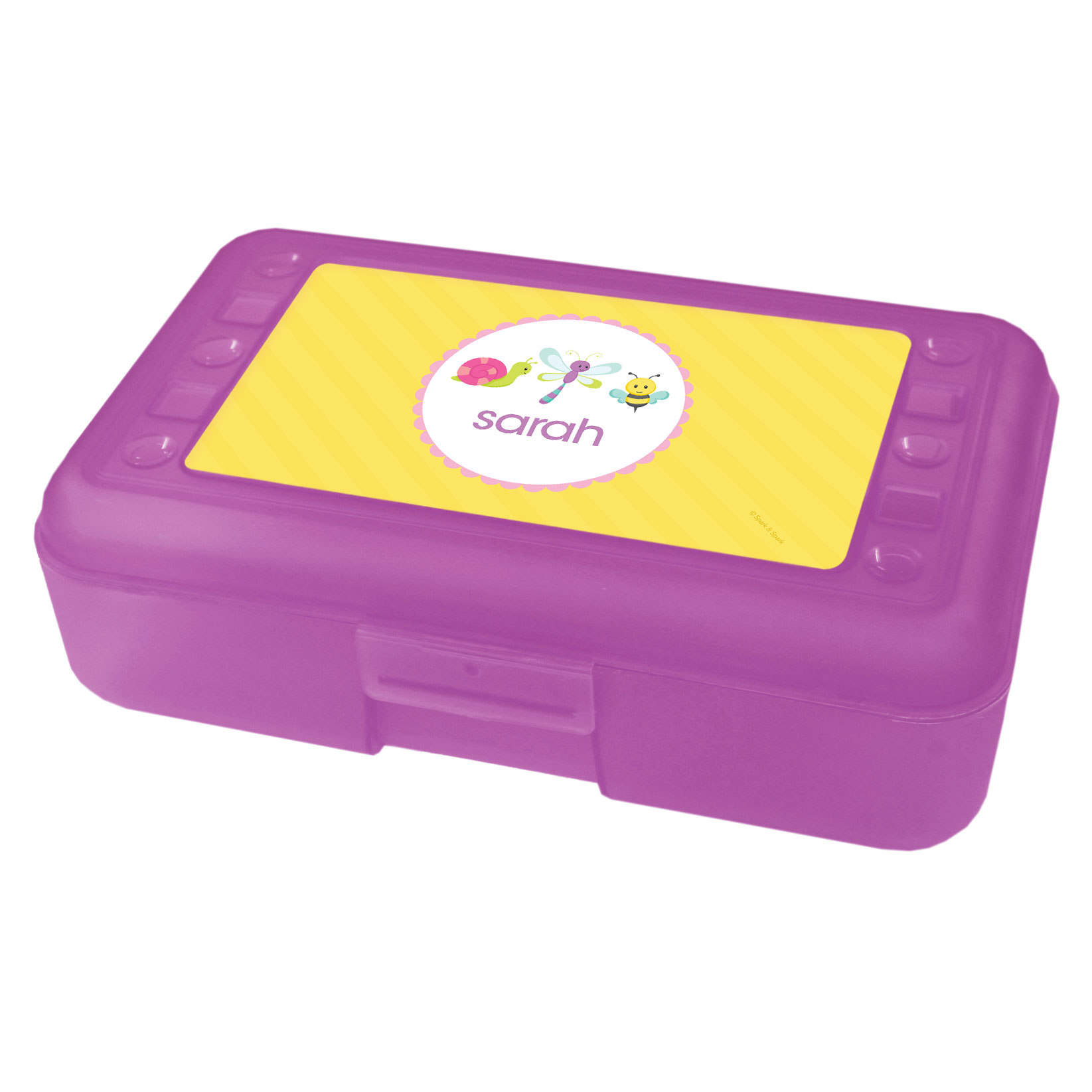 Three Sweet Little Bugs Personalized Pencil Box