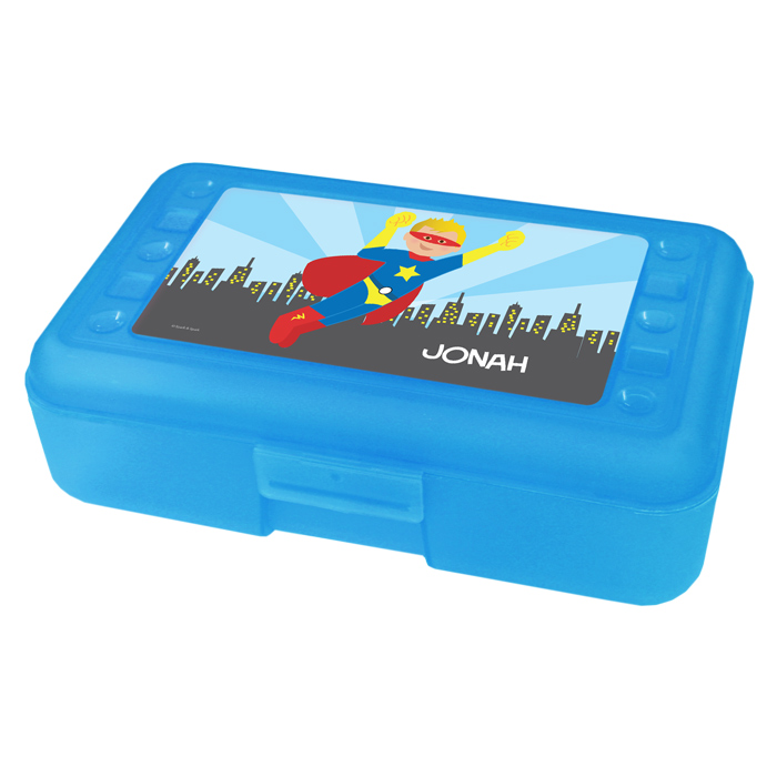 A Cool Superhero Personalized Pencil Box