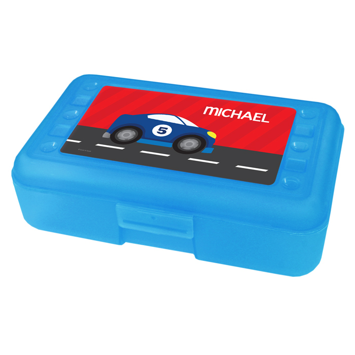 Super Fast Car Personalized Pencil Box