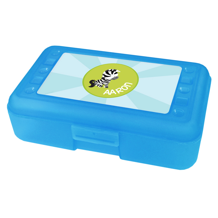 Cute Baby Zebra Personalized Pencil Box
