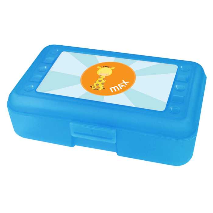 Cute Baby Giraffe Personalized Pencil Box