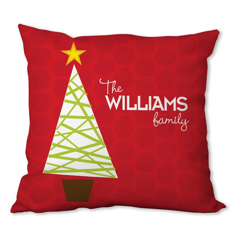 A Modern Kind of Tree Personalized Pillow