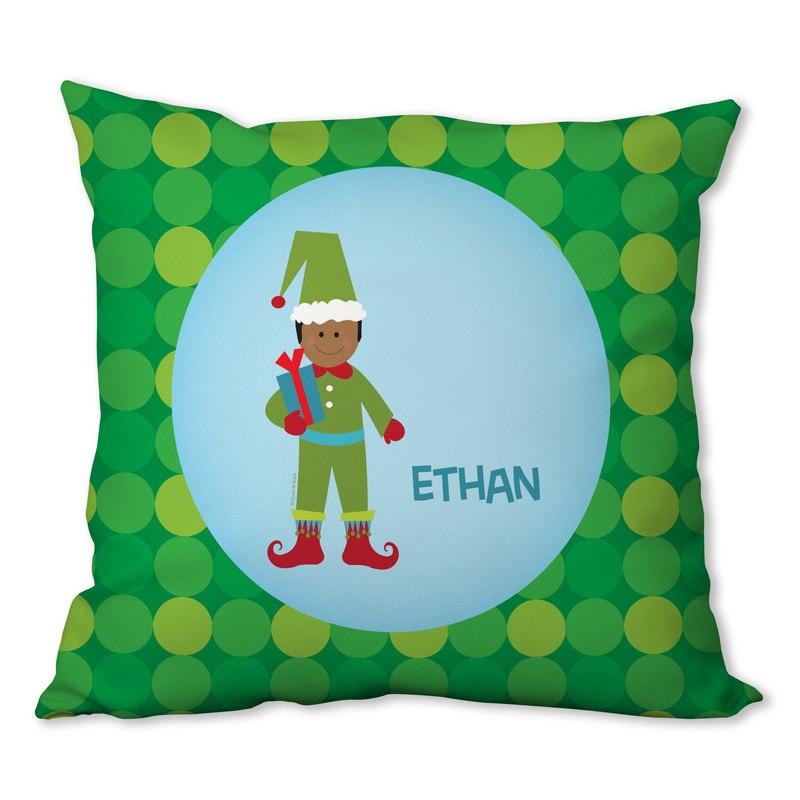 Cute Elf Boy Personalized Pillow