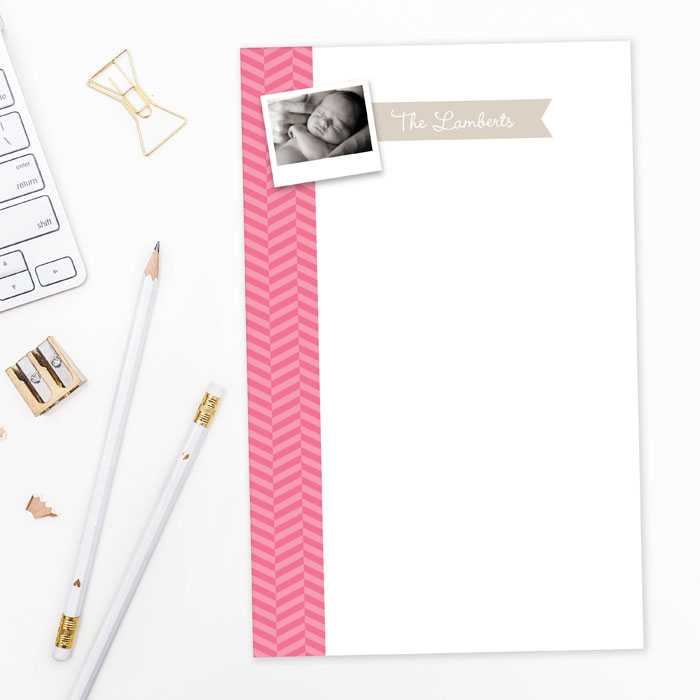 Up and Down Photo Custom Notepad