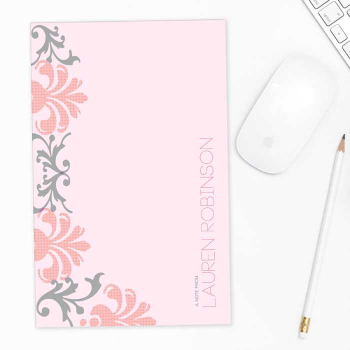 Colorful Victorian Custom Notepad