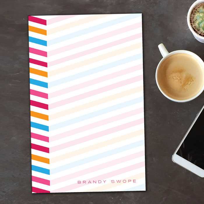 Beautiful Colors Custom Notepad