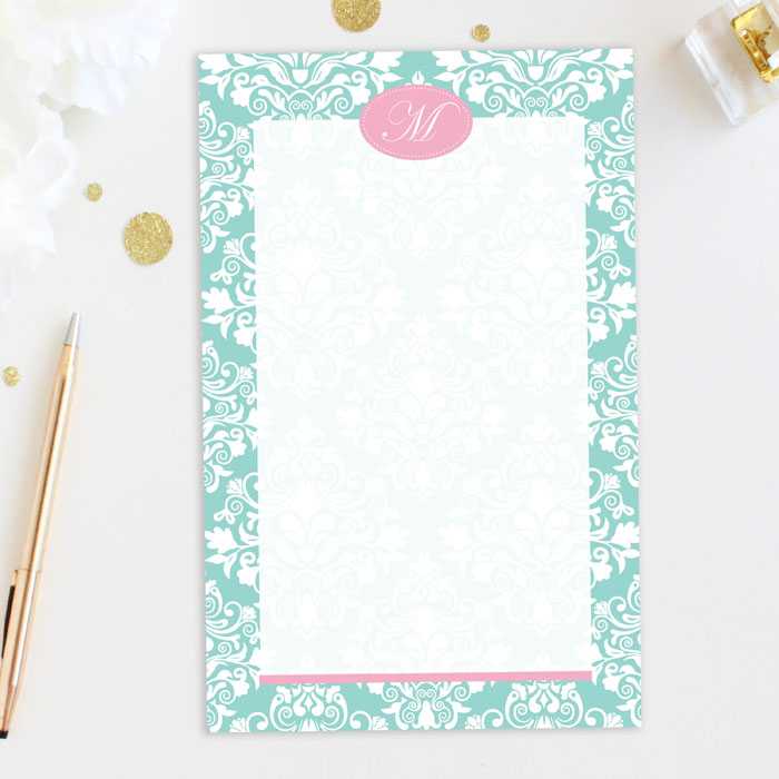 Simply Elegant Custom Notepad