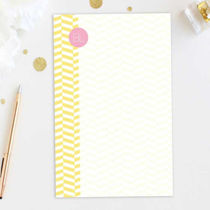 Up and Down with Style Custom Notepad