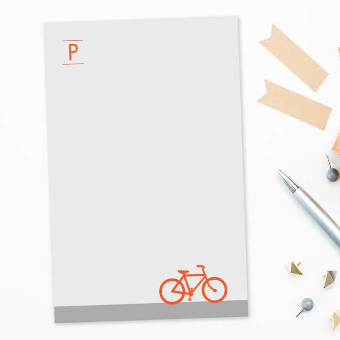 Bike Ride Custom Notepad