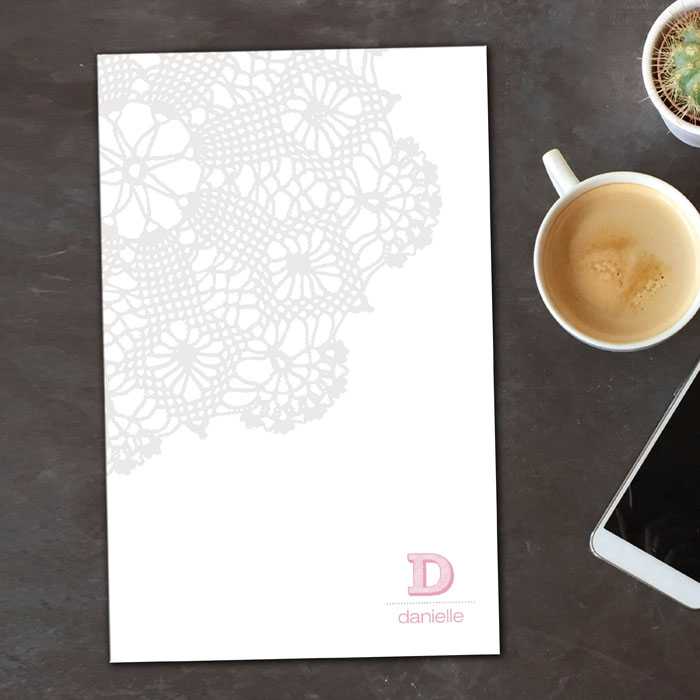 Sweet Embroidery Custom Notepad