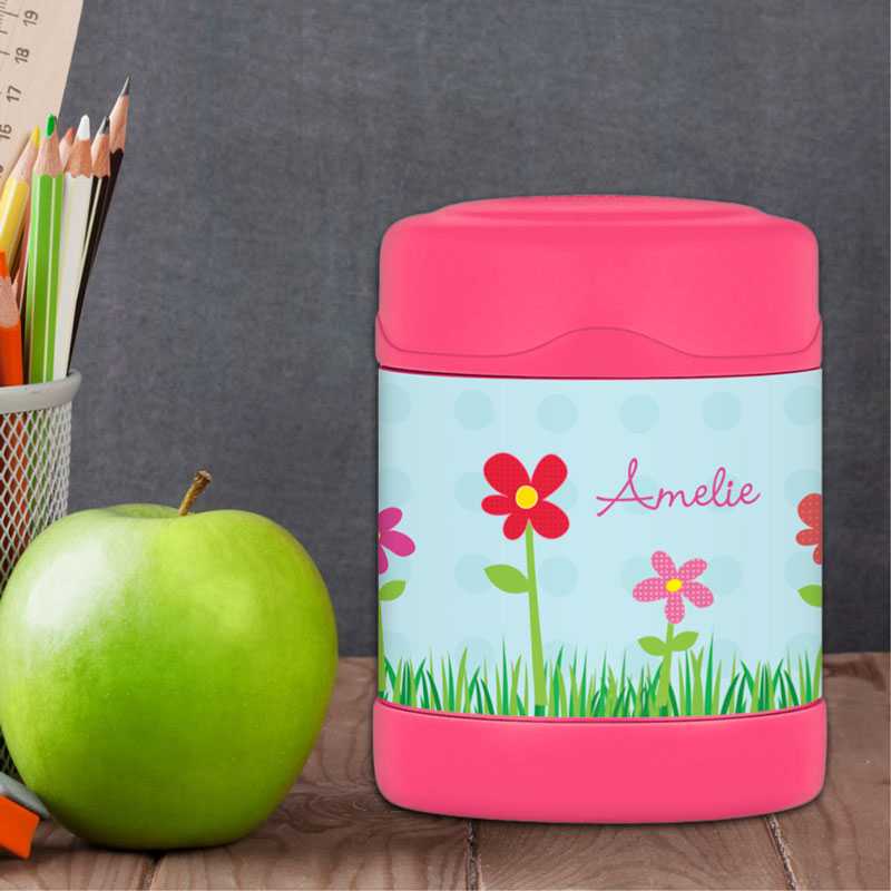 Spring Flowers Thermos Food Jar