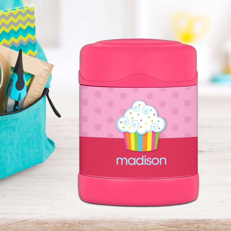 Rainbow Cupcake Thermos Food Jar