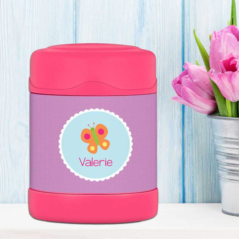 Sweet Butterfly Thermos Food Jar