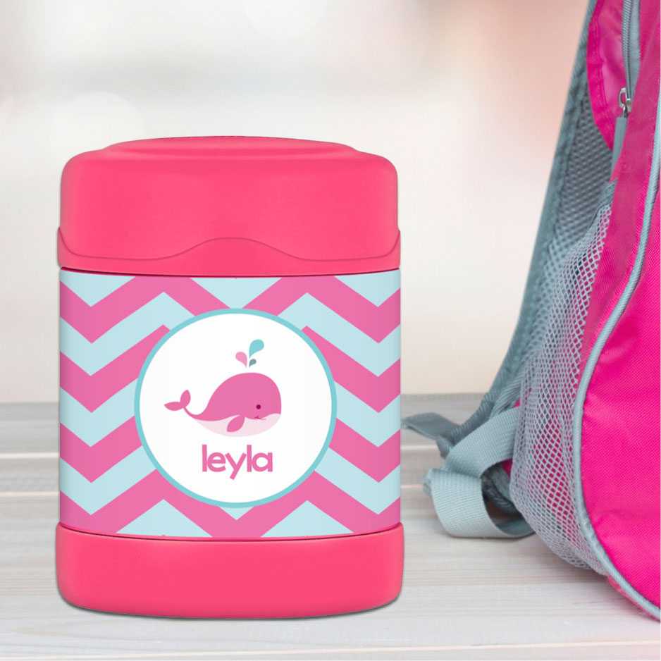 Sweet Pink Whale Thermos Food Jar