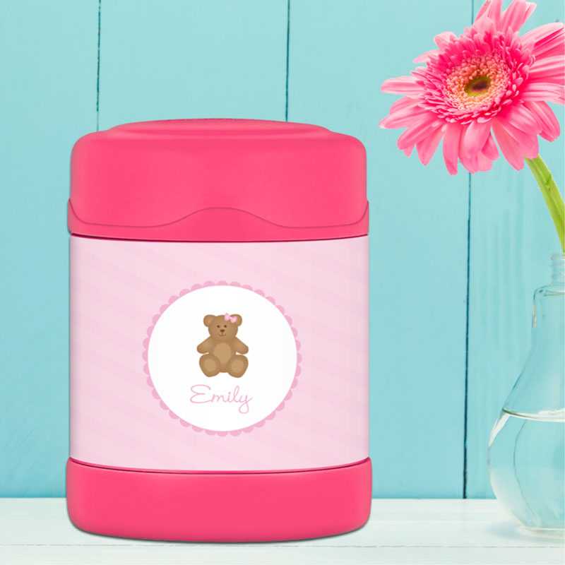 A Sweet Teddy Bear Thermos Food Jar