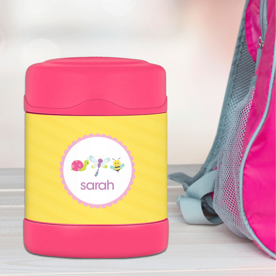 Three Sweet Little Bugs Thermos Food Jar