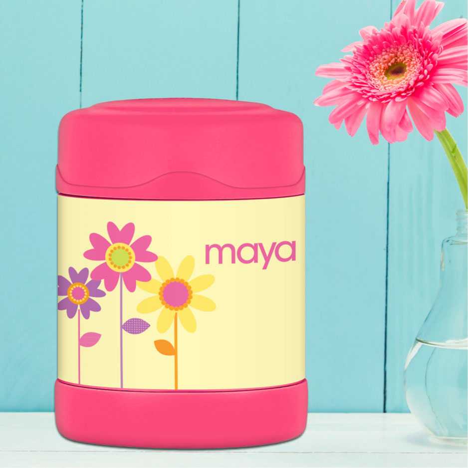 Three Spring Blooms Thermos Food Jar