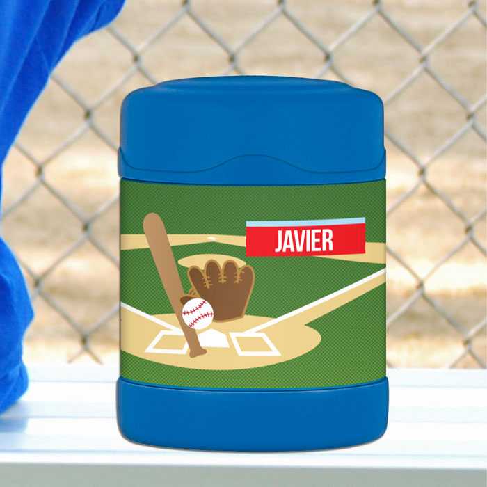 Baseball Fan Thermos Food Jar