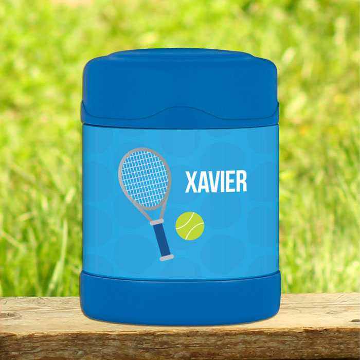 Tennis Fan Boy Thermos Food Jar