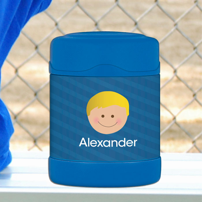 Just like Me Boy Blue Thermos Food Jar