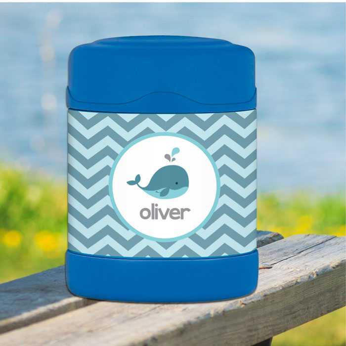 Sweet Little Blue Whale Thermos Food Jar