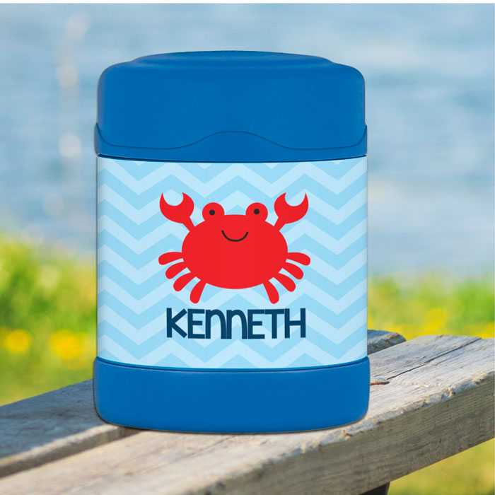 Happy Crab Thermos Food Jar