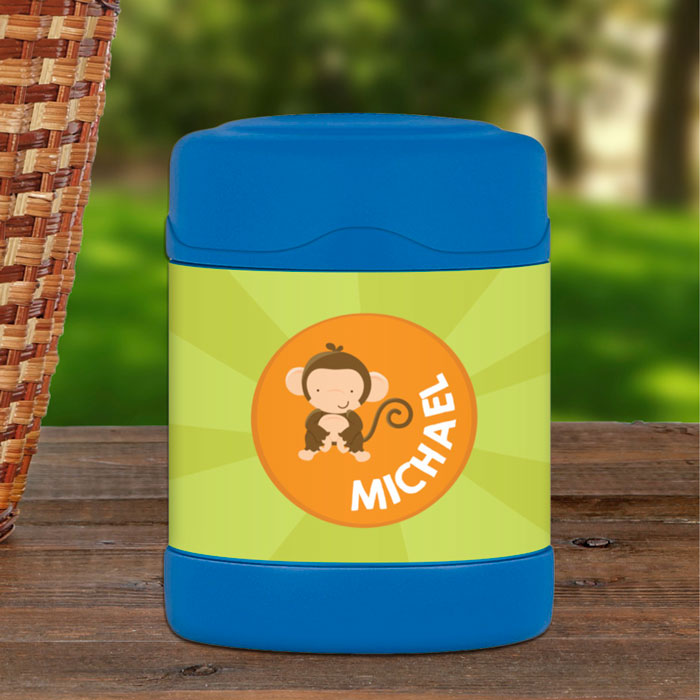 Cute Baby Monkey Thermos Food Jar