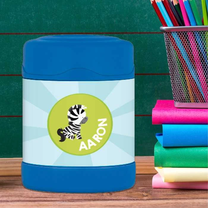 Cute Baby Zebra Thermos Food Jar