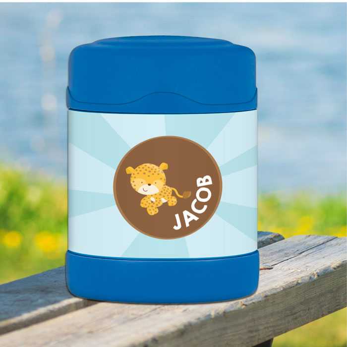 Cute Baby Cheetah Thermos Food Jar