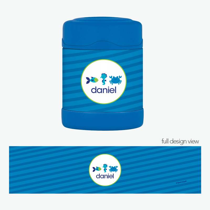 Cute Undersea Creatures Thermos Food Jar