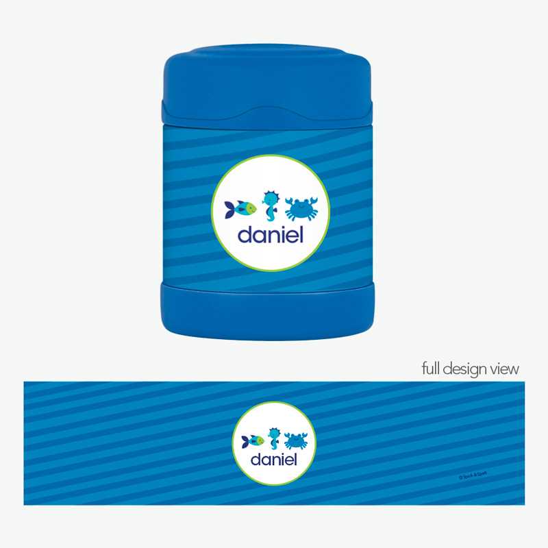 Cute Undersea Creatures Thermos Food Jar