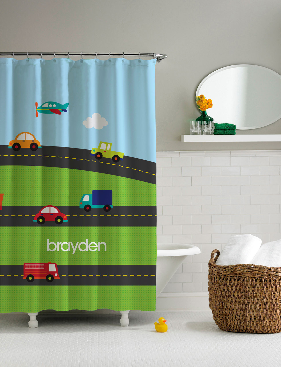 My Commute Shower Curtain