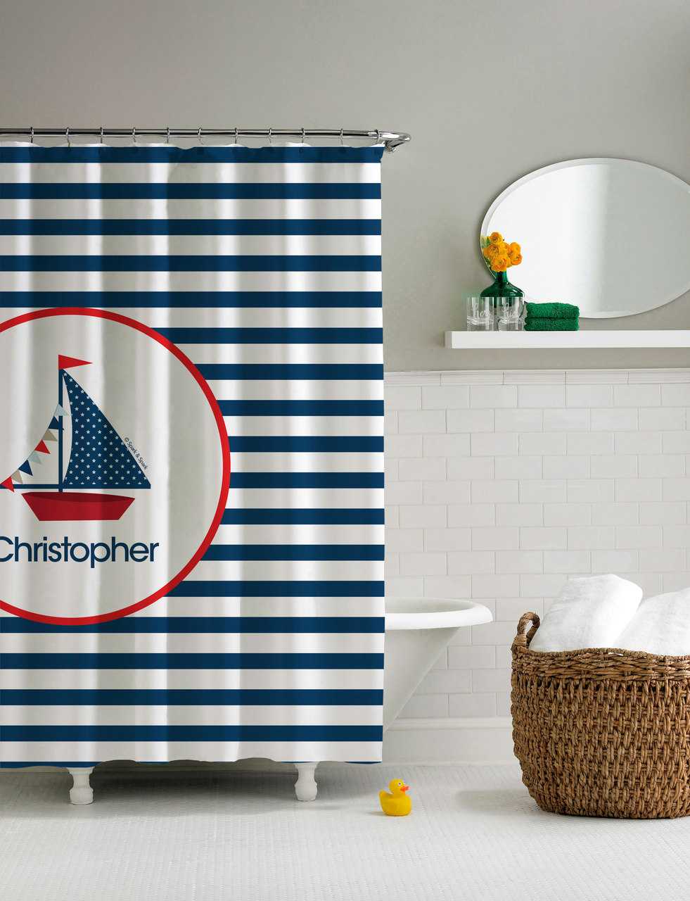 Set Sail Shower Curtain