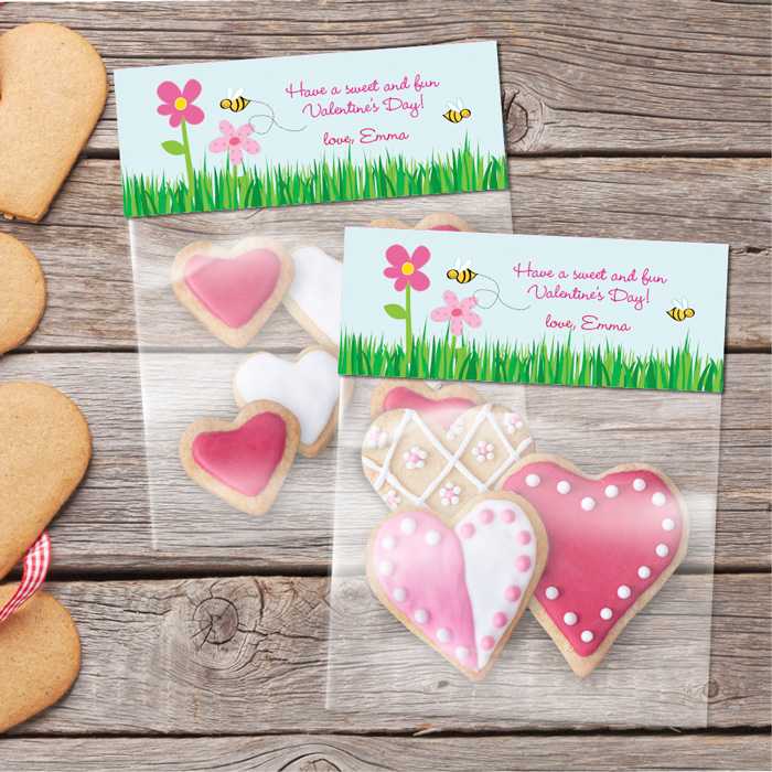 A Valentine's Bee Treat Bags