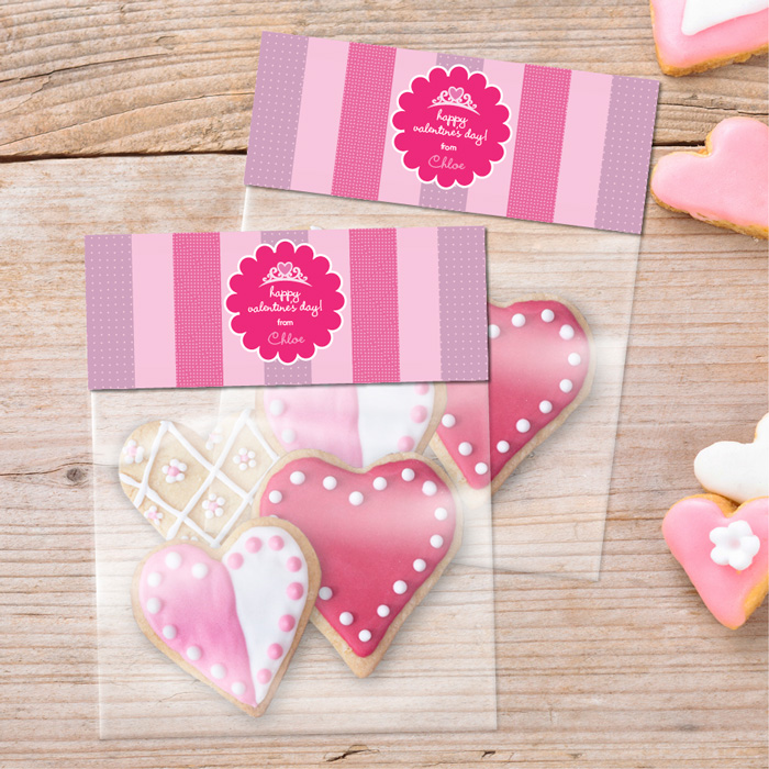 Valentine's Princess Treat Bags