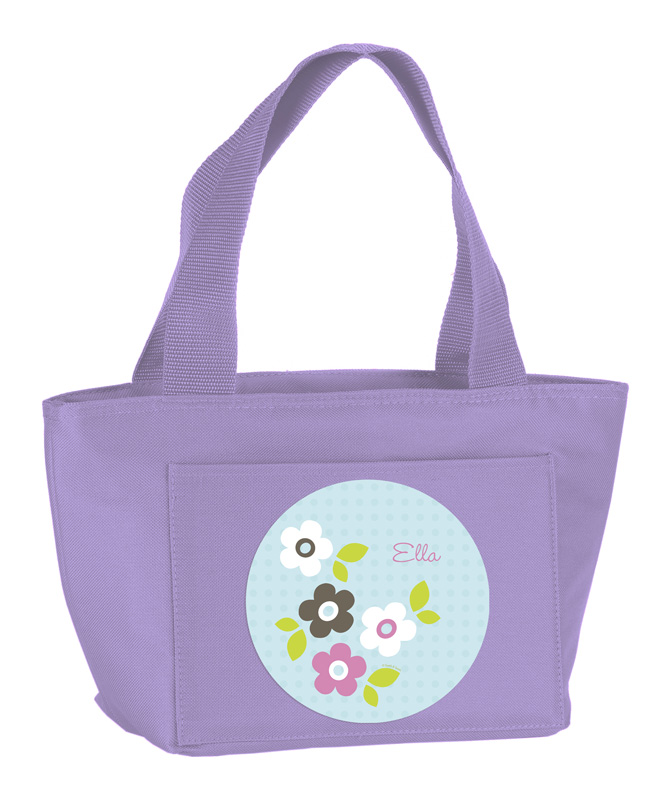 Preppy Flowers Kids Lunch Tote