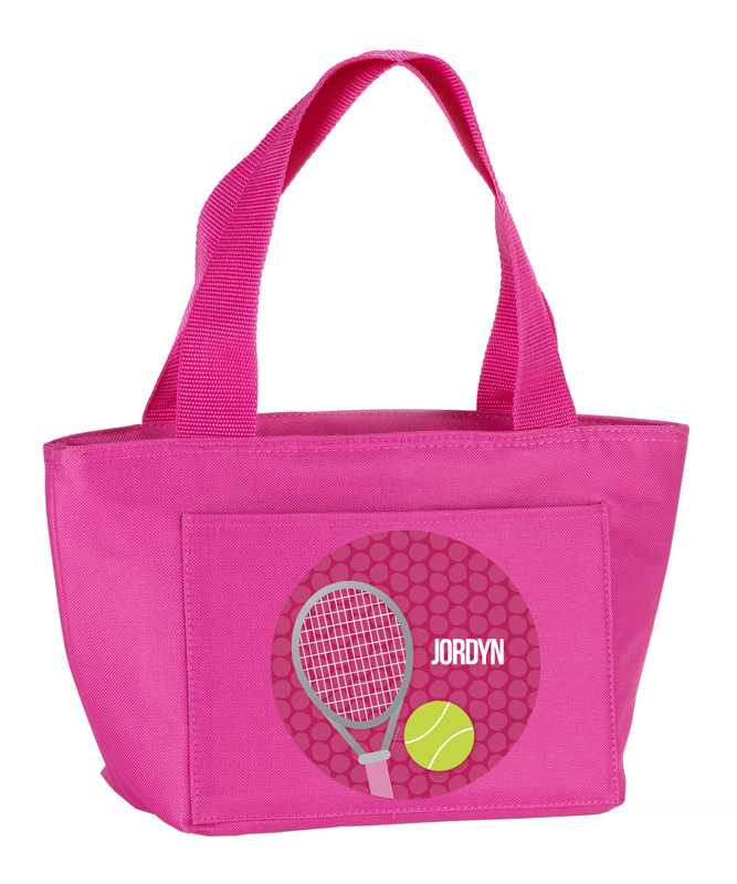 Tennis Fan Girl Kids Lunch Tote