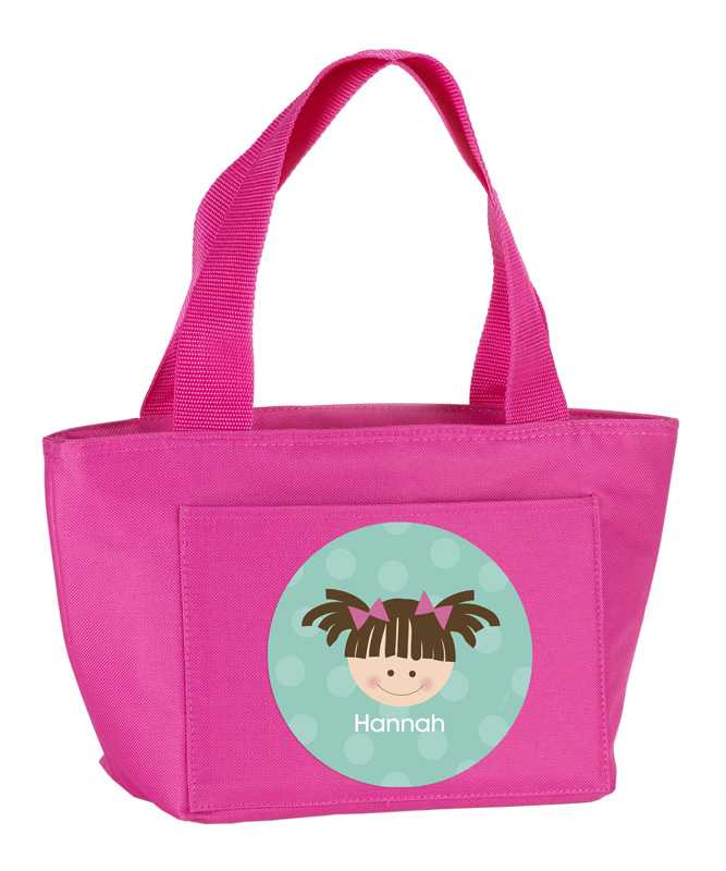 Just Like Me Girl Aqua Kids Lunch Tote