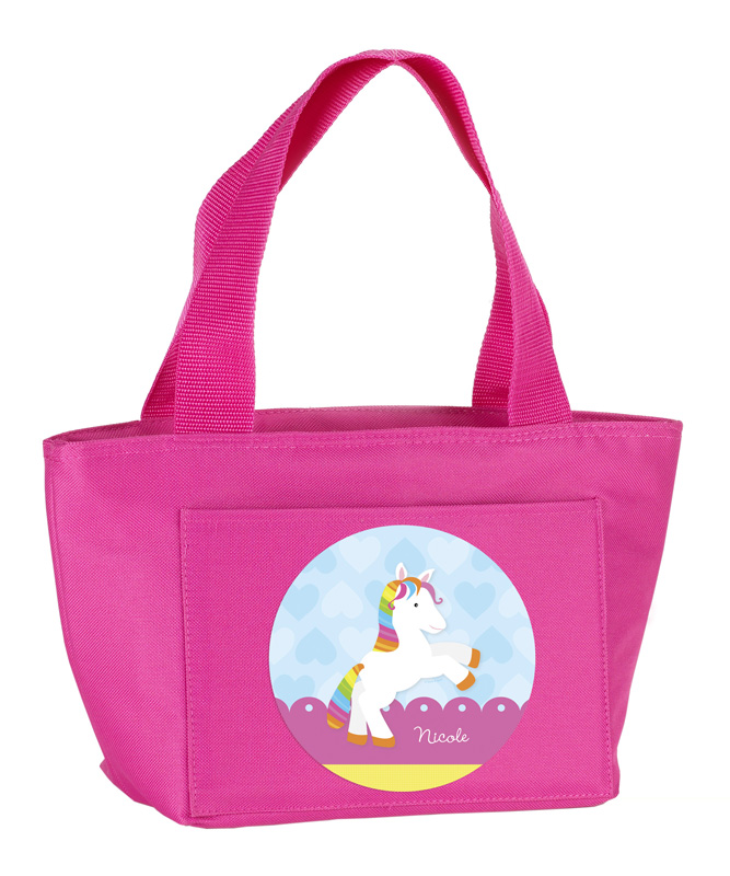 Cute Rainbow Pony Kids Lunch Tote